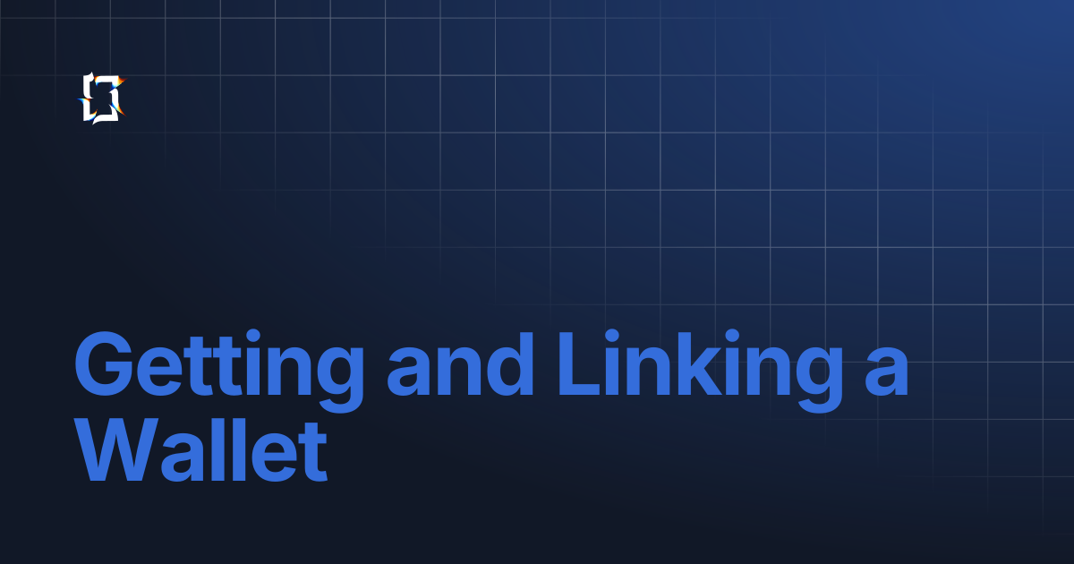 Getting and Linking a Wallet | Aria Docs